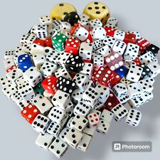Large Lot of 260+ Dice - Various Colors and Sizes - 3 Pounds picture