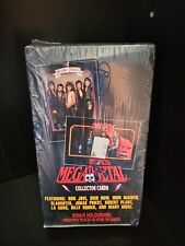 1991 Mega Metal Collectors Cards Factory Sealed Box Impel - Iron Maiden Bon Jovi picture