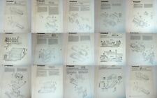 TYCO KITS   1960S   HO TRAIN INSTRUCTION LOT  17  AND OTHERS SEE PHOTOS picture