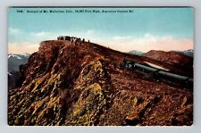 Mt McClellan CO-Colorado, Summit & Rail Car, Antique Vintage Souvenir Postcard picture