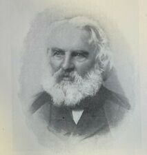 1894 henry Wadsworth Longfellow Poet of the People illustrated picture