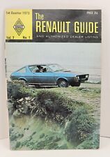 1973 The Renault Guide  Vol 7 #1 Vintage Automobile picture