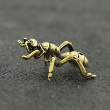 Tabletop Figurine Brass Ant Animal Statue Small Sculpture Home Decor Gifts picture