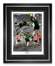 Jim Montgomery Sunderland Signed And Framed 12x16 Football Montage picture