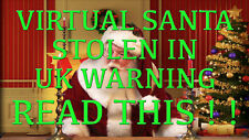 VIRTUAL SANTA DVD STOLEN BY UK SELLERS Warning Document picture