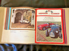 Lot of 12 nice used MG Abingdon Classics MG Magazines Volume 1 &2 from 1981 1982 picture