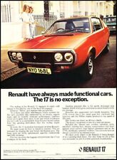 1973 Renault 17 Original Advertisement Print Art Car Ad K10A picture