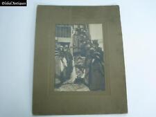19C. ANTIQUE REAL PHOTO PRIEST’S FUNERAL CEREMONY picture