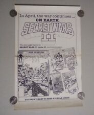 Rare 1985 Secret Wars II #1 Store Display Promo Poster First Physical Beyonder picture