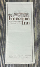 Vintage The Franconia Inn New Hampshire Brochure Pamphlet Souvenir picture