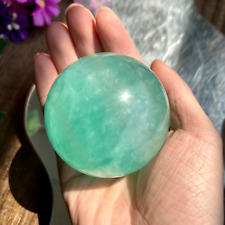 1pc Amazing green Fluorite Crystal Sphere Mineral Ball Display Healing 480g picture