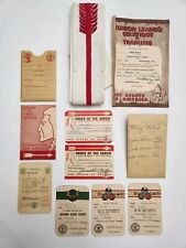Vintage 1950’s Boy Scouts Of America Order of The Arrow Sash Badge Paperwork Lot picture