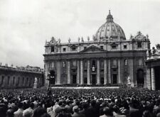 Vintage Press Photo Roma, Città Of Vatican, Blessing Of Pope, 1956 picture