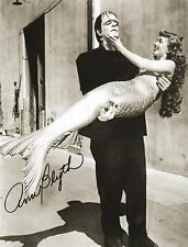 HOLLYWOOD Actress MERMAID & FRANKENSTEIN Vintage PHOTO *CANVAS* Art PRINT picture