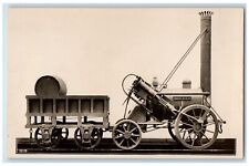 c1920's George Stephenson S&D.R. Rocket 1829 Engine Britain RPPC Photo Postcard picture
