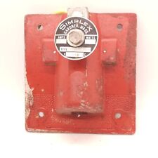 Simplex Vintage Fire Alarm Model RF 4025-8A AC DC 25 Untested Firefighter Decor picture