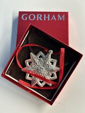 2015 Gorham STERLING Silver 46th Annual Edition Snowflake Ornament RARE Year picture