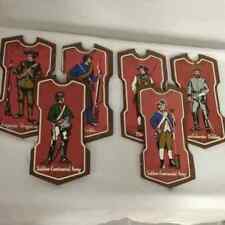 Vintage Wooden Wall Plaques of Civil War Soldiers picture