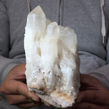 2.6lb Large White Quartz Crystal Cluster Rough Healing Specimen picture