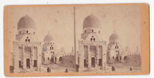 Very Rare Antique 1850s Tombs Of The Caliphs Cairo Egypt Photo Card P033 picture