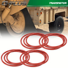 4PK Red O-Rings Military Humvee Split Rims Wheel Seal And M1101 M1102 Trailers picture
