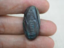 Original Agate Military Ram HumanMythical God Eye agate Bead Amulet Pendant picture