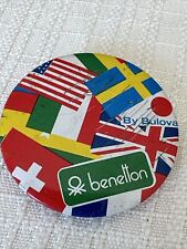 Vintage Benetton Bulova Pin Back Button picture