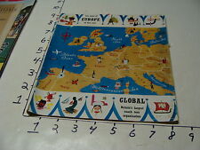 vintage travel paper--GLOBAL TRAVEL BRIATAIN tour 50pgs picture