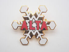Alta Snowflake Vintage Lapel Pin picture