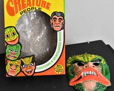 Vintage Ben Cooper Creature People Dragonman Childs Mask & Box ONLY picture