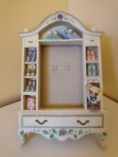 Resin White Wardrobe Frame with Beautiful Shoes Hats Girls Women Lady Feminine picture