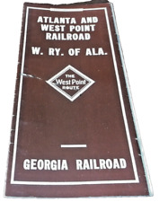 1946 ATLANTA & WEST POINT WESTERN RAILWAY OF ALABAMA PUBLIC TIMETABLE picture