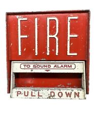 Fire-Lite BG6 Fire Alarm Manual Pull Station Gamewell Vintage Non Coded picture