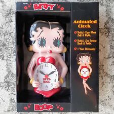 Betty Boop 3-D Motion Animated Clock A NJ Croce Exclusive collectible NIB picture