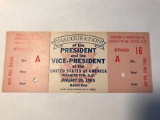 1965 LBJ Presidential Inauguration  January 20th, 1965 Stand 16, 65-1 picture