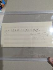 Sergei Prokofiev Autograph musical quotation signed. PSA/DNA encapsulated. picture
