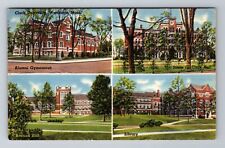 Worcester MA-Massachusetts, Clark University Buildings, Vintage c1941  Postcard picture