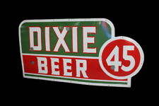 RARE DIXIE BEER PORCELAIN NEON SIGN SKIN 45 INCHES SSP picture