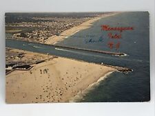 Postcard Manasquan Inlet New Jersey Aerial View Posted 1977 picture