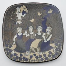 Vintage 1989 Arabia of Finland Kalevala Annual Wall Plate Four Maidens Uosikkin picture