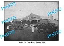 OLD LARGE PHOTO PARKES NSW KEAST BAKERY & GENERAL STORE c1900 picture