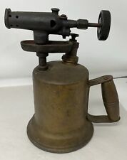 Vtg 9.5” Tall  Brass Blow Torch Untested picture
