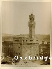 Florence Italy 1880 Town Square Photo Palazzo Vecchio/Giardino Boboli  picture