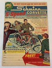 1961 Schwinn 5-SPEED CORVETTE bicycle ad page picture