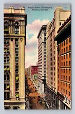 Toronto Ontario-Canada, Youge Street, Downtown, Antique, Vintage Postcard picture