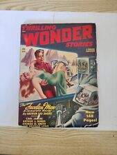 Thrilling Wonder Stories Pulp April 1948 Earle Bergey cover Virgil Finlay art picture