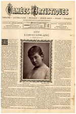 Vintage prince Goupil, Artistic Cameos, Leonide Leblanc (Dramatic Gym) picture