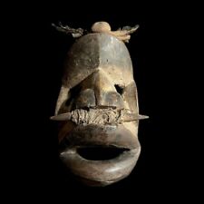 African dan Mask for wall-Wooden Tribal Mask Handmade folk art Antiques -G1588 picture