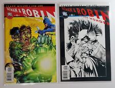 All Star Batman & Robin #8 Neal Adams Sketch Variant + #9 Variant - DC 2007 picture