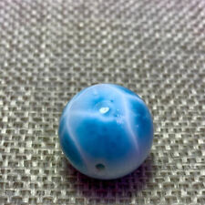 16mm Larimar Gemstone Cabochon Atlantis Stone Blue Pectolite Crystal Sphere Ball picture